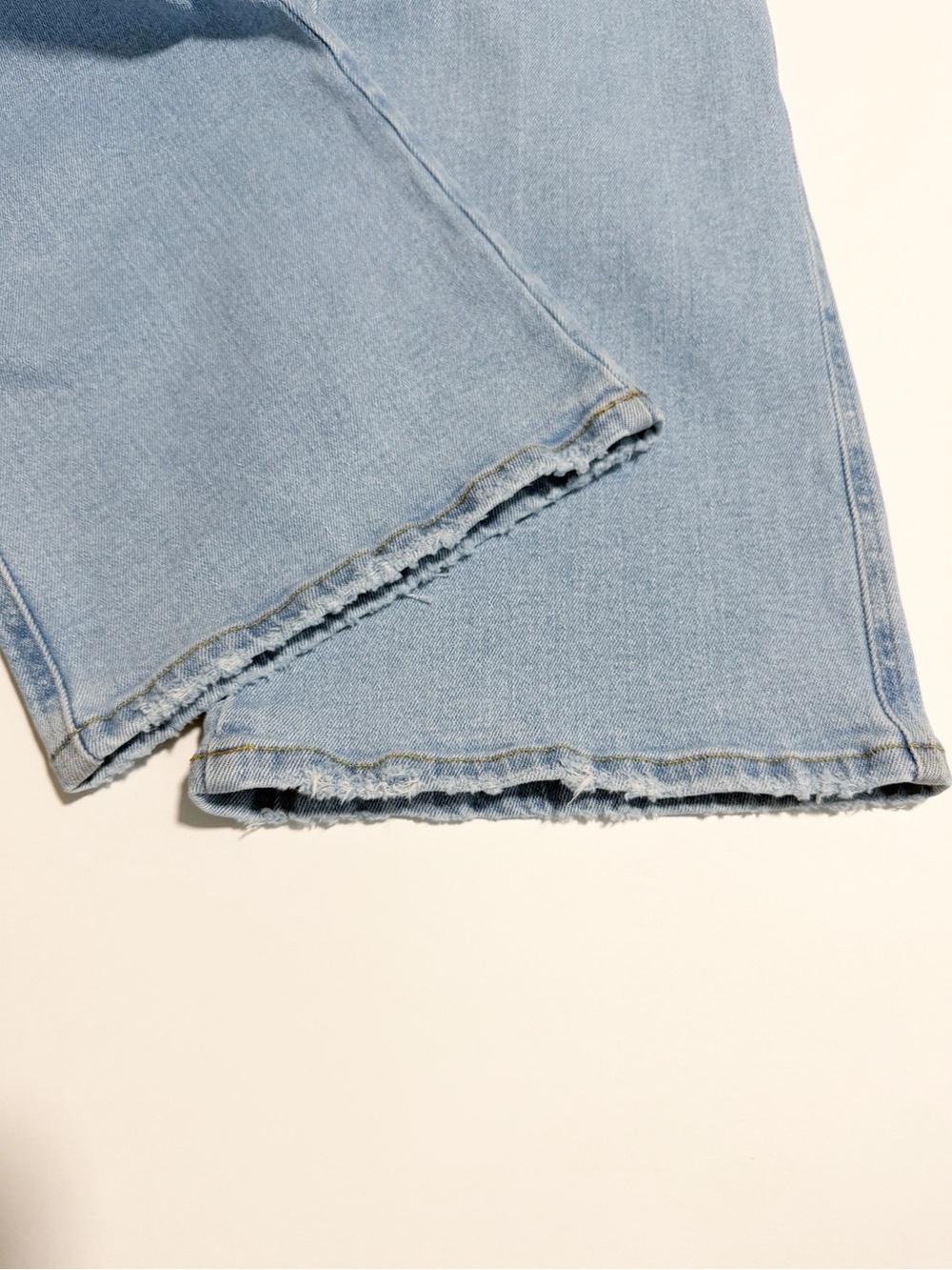 Good American Light Wash Straight Leg High Waisted Jeans - Picture 6 of 9